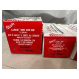 4 New Milwaukee Carbide Tooth Hole Saws - 4 Sizes