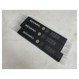 3 New Sets of Sovaro Reusable Straws with Cleaning Brushes