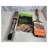 New BBQ Grilling Tools, Mini Burger Basket, BBQ Sheet