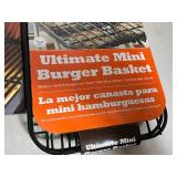New BBQ Grilling Tools, Mini Burger Basket, BBQ Sheet