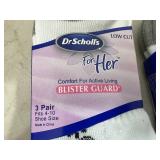 9 New Pair of Dr Scholls For Her Blister Guard Socks