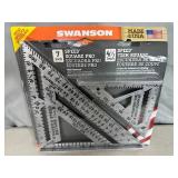 New Swanson 2 pc Speed Square Set - 7 inch and 4 1/2 inch.