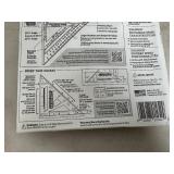 New Swanson 2 pc Speed Square Set - 7 inch and 4 1/2 inch.