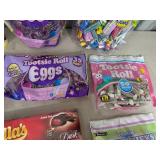 Assorted Candy, Chocolate Cherries, Tootise Roll Eggs, Fruit Chews, Dots, and More