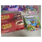 Assorted Candy, Chocolate Cherries, Tootise Roll Eggs, Fruit Chews, Dots, and More
