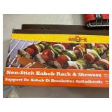 New Mr. Bar-B-Q Kabob Rack with Skewers and S