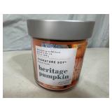 New Signature Soy Plant Based Wax Blend 2 Wick Candle - Heritage Pumpkin