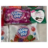Assorted Candy, Blow Pops, Cotton Candy, Andes Mints, and More