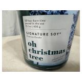 New Signature Soy Plant Based Wax Blend 2 Wick Candle - Oh Christmas Tree