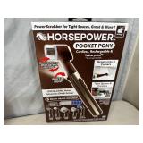 New Horsepower Pocket Pony Cordless Power Scrubber