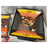Assorted BBQ Grilling Accessories, Grill Toppers, Tablecloth, Brushes, and More