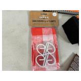 Assorted BBQ Grilling Accessories, Grill Toppers, Tablecloth, Brushes, and More