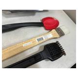 Assorted BBQ Grilling Accessories, Grill Toppers, Tablecloth, Brushes, and More