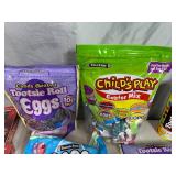 Assorted Candy, Chocolate Cherries, Tootsie Rolls, Fruit Chews, Blow Pops, and More