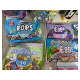 Assorted Candy, Chocolate Cherries, Tootsie Rolls, Fruit Chews, Blow Pops, and More