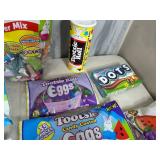 Assorted Candy, Chocolate Cherries, Tootsie Rolls, Fruit Chews, Blow Pops, and More