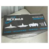 New Hex Bulb Six Panel Adjustable LED Light Bulb