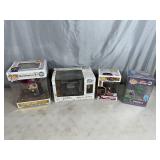 4 New Funko Pop Collectible Figurines
