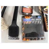 New BBQ Cooking Accessories, Grill Topper, Kabob Skewers, Cheese Pan, Corn Holders, Brushes, and More