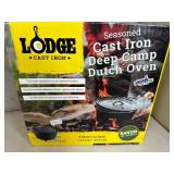 New Lodge Cast Iron 8 qt Dutch Oven with Lid
