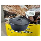 New Lodge Cast Iron 8 qt Dutch Oven with Lid