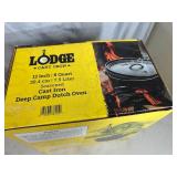 New Lodge Cast Iron 8 qt Dutch Oven with Lid