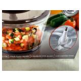 New 8-Cup Food Processor with Glass Bowl