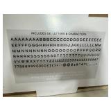 New Message Board with Letters