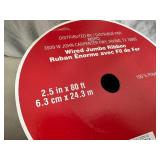 20 New Rolls of Holiday Decor Ribbon