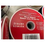 20 New Rolls of Holiday Decor Ribbon