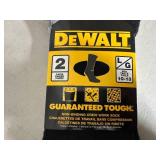 2 New Pairs of Dewalt Crew Works Socks