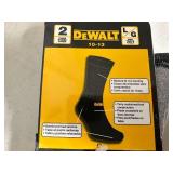 2 New Pairs of Dewalt Crew Works Socks