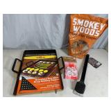 New BBQ Accessories and Oak Wood Chunks for Smoking
