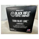 New Box of 12 K-Cups Black Rifle Coffee Thin Blue Line Kuerig K-Cups
