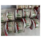 21 New Rolls of Holiday Decor Ribbon
