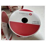 21 New Rolls of Holiday Decor Ribbon