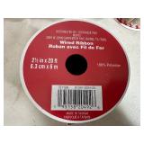 21 New Rolls of Holiday Decor Ribbon