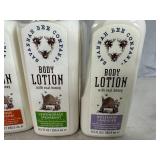 4 New Savannah Bee Company Body Lotions with Real Honey - 4 Scents