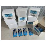 100 New Packs of Hillman Push Pin Tacks - Clear - 1600 Total