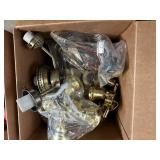 Large Lot of New and Used Light Fixtures, Can Lights, Ceiling Fan Retrofit Lights, and More