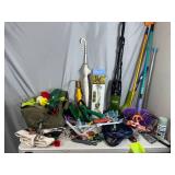 Army Bags, Jumper Cables, Hedge Trimmer, Hand Tools, Umbrellas, Shop Supplies, and More