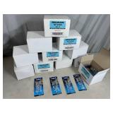 110 New Packs of Hillman Push Pin Tacks - Clear - 1760 Total