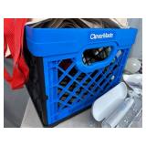 Plastic Crate, Sonicare Toothbrush, New Reusable Bags, Hitch Lock, Cleaning Wipes, and More