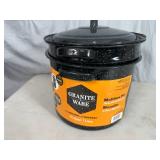 New Granite Ware 7.5 Quart Multi Use Pot with Blancher Strainer