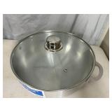 New 6.7 qt Aluminum Caldero Pan with Glass Lid