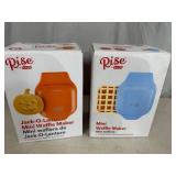 2 New Rise/Dash Waffle Makers