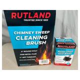 New Rutland Chimney Sweep Brush and Pellet Stove Vent Brush