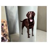 New Serengeti Vacuum Insulated Stainless Steel Water Bottle - Chocolate Lab Dog