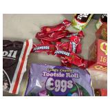 Assorted Candy, Chocolate Cherries, Blow Pops, Tootsie Rolls, Fruit Chews, and More