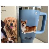 New Serengeti Vacuum Insulated Stainless Steel Tumbler with Lid - Welsh Corgi Dog